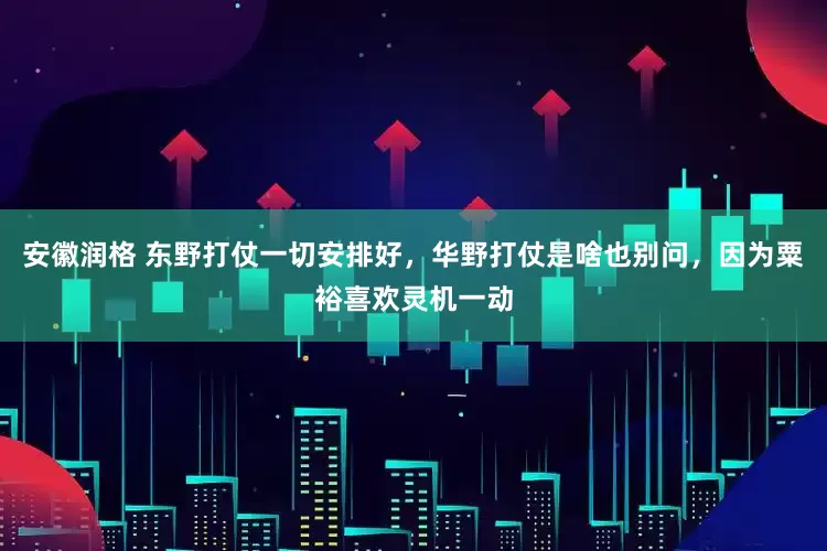 安徽润格 东野打仗一切安排好，华野打仗是啥也别问，因为粟裕喜欢灵机一动